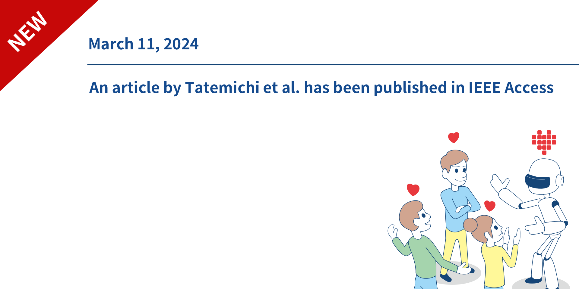 An article by Tatemichi et al. has been published in IEEE Access